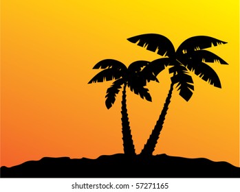vector palms