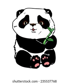  Vector Panda. Panda baby