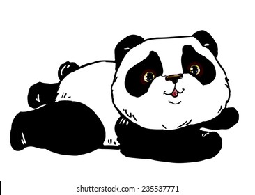  Vector Panda. Panda baby