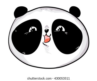 Vector Panda. Panda baby