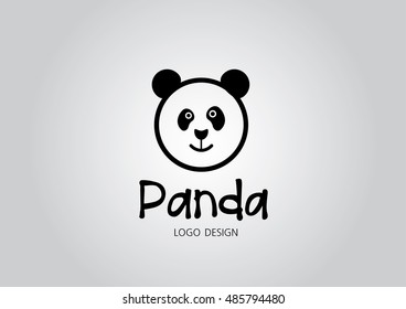  vector panda bear symbol or sign