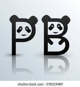 vector Panda Brothers Logo sign
