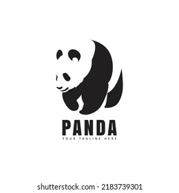 vector panda as cute animal. This design can be used for children's magazines, picture books, etc.