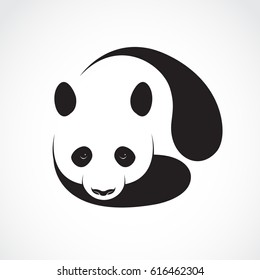 Vector of a panda design on a white background. Wild Animals.