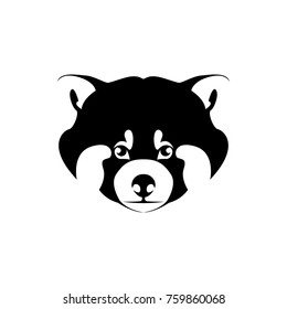 vector panda head