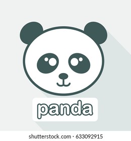 Vector panda Icon