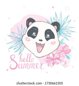 Vector Panda, illustration panda, vector illustration. Animal vector.