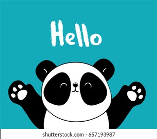 Vector Panda, illustration panda, vector illustration. Animal vector.