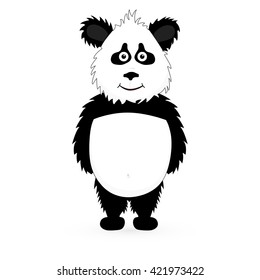 Vector Panda standing