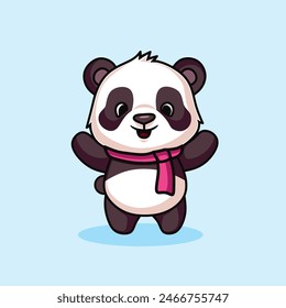 VECTOR PANDA, STICKERS, ILLUSTRATION ICONS, CARTOONS, PANDA ICONS SUITABLE FOR ALL WEB NEEDS, BANNER, STICKERS AND BACKGROUNDS