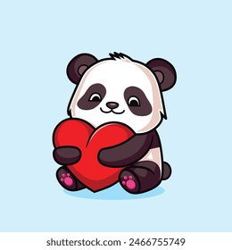 VECTOR PANDA, STICKERS, ILLUSTRATION ICONS, CARTOONS, PANDA ICONS SUITABLE FOR ALL WEB NEEDS, BANNER, STICKERS AND BACKGROUNDS