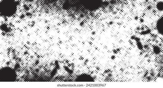 Vector panorama drafting paper. Graphic regular dots grid background. Panorama paper sheet for web design.