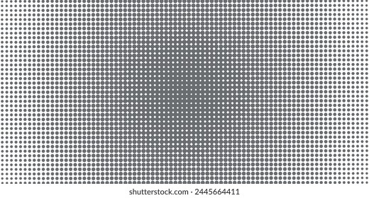 Vector panorama drafting paper. Graphic regular dots grid background. Panorama paper sheet for web design. modern.