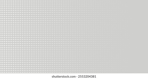 Documento de redacción sobre el panorama del Vector. Fondo de cuadrícula de puntos regulares gráficos. Hoja de papel panorámica para Diseño web. eps 10