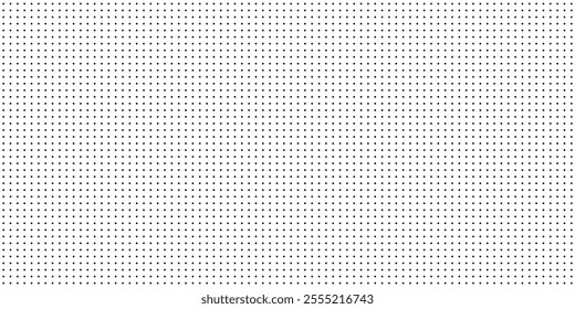 Vector panorama drafting paper. Graphic regular dots grid background. Panorama paper sheet for web design.