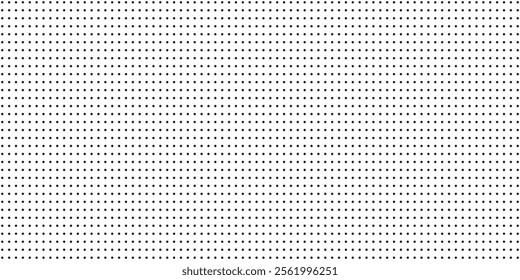 Vector panorama drafting paper. Graphic regular dots grid background. Panorama paper sheet for web design.
