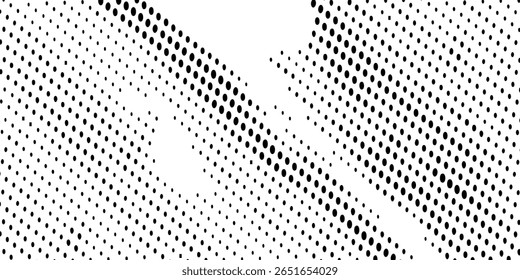 Vector panorama drafting paper. Graphic regular dots grid background. eps10