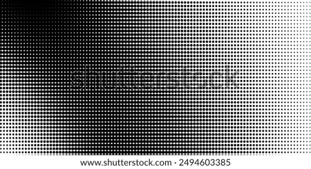 Vector panorama drafting paper. Graphic regular dots grid background. Panorama paper sheet for web design.