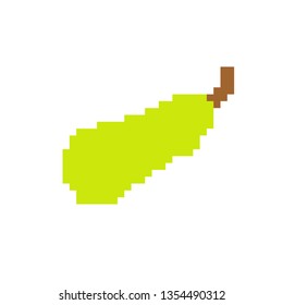 vector papaya pixel art