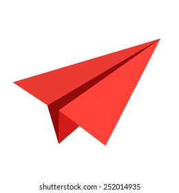 vector paper aircraft