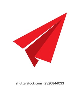 vector paper airplane icon, vector icon