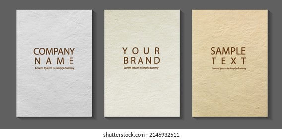 Vector paper background texture. in A4 size for design work cover book presentation. brochure layout and  flyers poster template.