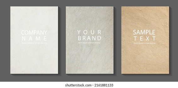 Vector paper background texture. in A4 size for design work cover book presentation. brochure layout and  flyers poster template. - Shutterstock ID 2161881133