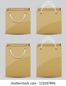 Vector paper bag