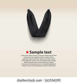 Vector paper bag background