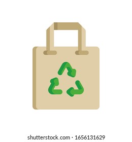 vector paper bag, recycle concept