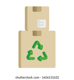 vector paper bag, recycle concept
