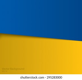 Vector paper banners design Ukraine.