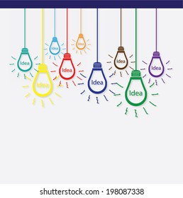 Vector Paper bulbs