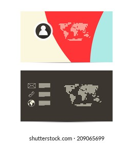 Vector Paper Business Card Template