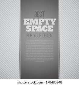 Vector paper card. Business card template