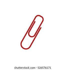 Vector paper clip.