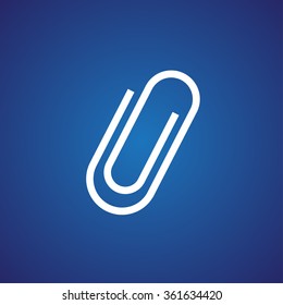 Vector paper clip icon