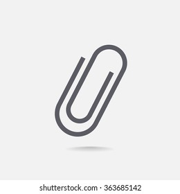 Vector paper clip icon