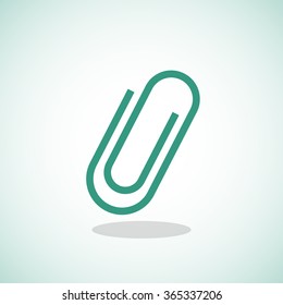 Vector paper clip icon