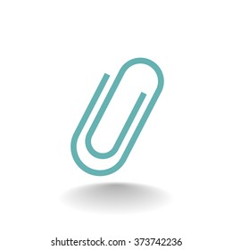 Vector paper clip icon