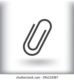 Vector paper clip icon
