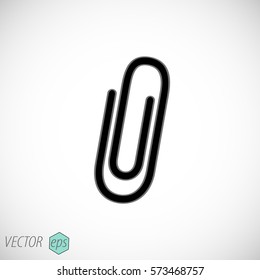 Vector paper clip icon
