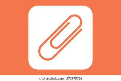 Vector paper clip icon