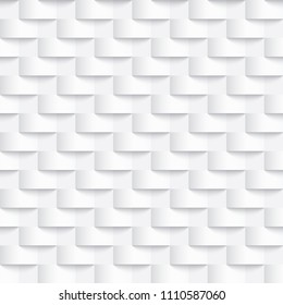 Vector paper cut abstract geometric modern background. Trendy craft style illustration. 3d effect imitation