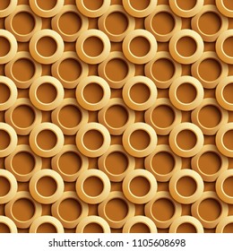 Vector paper cut geometric modern background. Trendy craft style illustration. 3d effect imitation