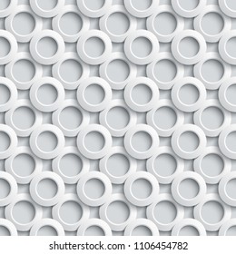 Vector paper cut geometric modern background. Trendy craft style illustration. 3d effect imitation