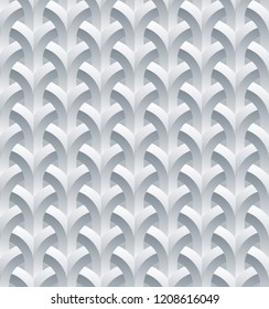 Vector paper cut geometric modern background. Trendy craft style illustration. 3d effect imitation
