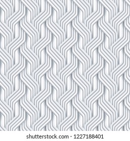 Vector paper cut geometric modern background. Trendy craft style illustration. 3d effect imitation
