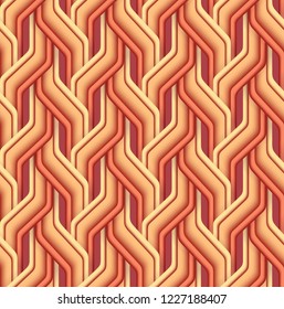 Vector paper cut geometric modern background. Trendy craft style illustration. 3d effect imitation