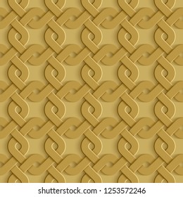 Vector paper cut geometric modern background. Trendy craft style illustration. 3d effect imitation